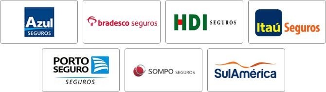 azul,bradesco,hdi, itaú,porto seguro, sompo, sul america